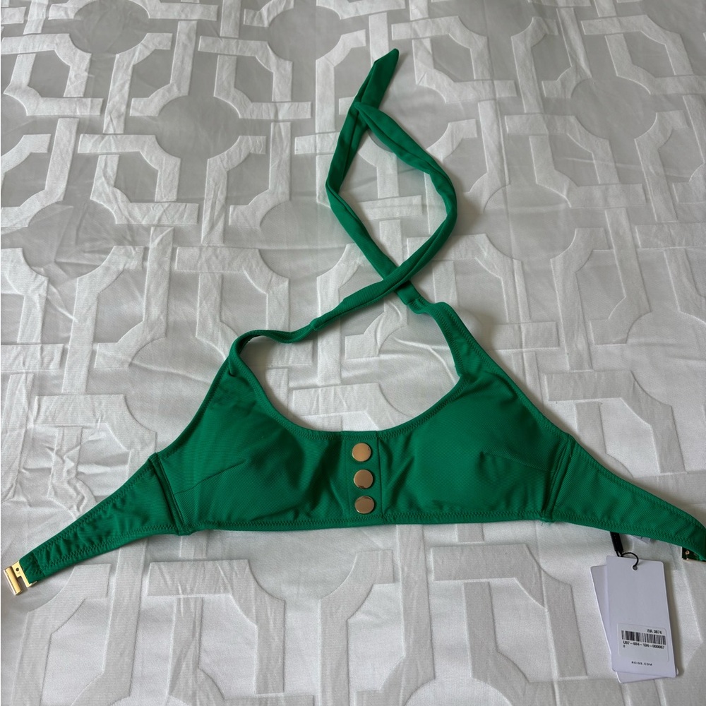 Green Women's bathing suit top